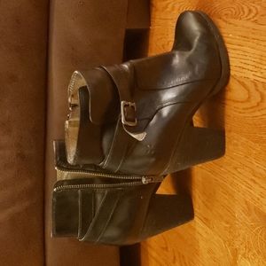 Frye "Patty" leather booties